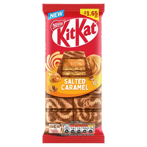 KIT KAT SALTED CARAMEL SHARING BLOCK PM £1.65 15 X 99G