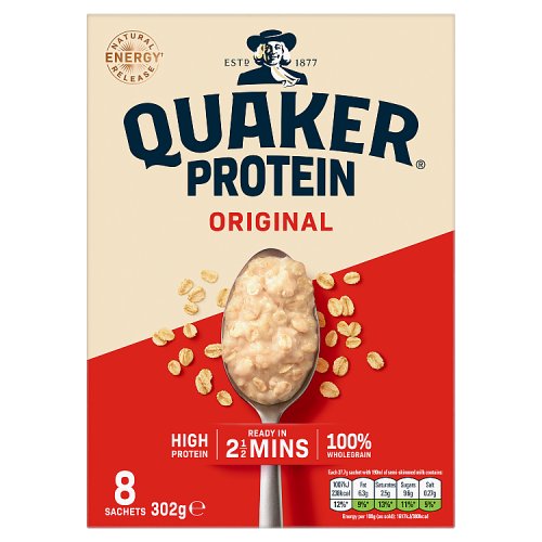 Quaker Oss Protein 8Pk Original - SKU: - PACK: 8 - CASES/PALLET: 15 - EAN: '5000108942108