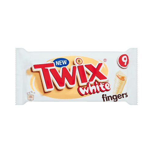 TWIX FINGERS WHITE 9PK 13 x 180g