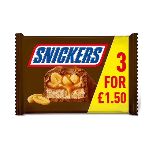 SNICKERS SNACKSIZE 3PK PM £1.50 22 x 125.1g