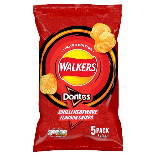 Walkers Doritos Chilli Heatwave 5Pk