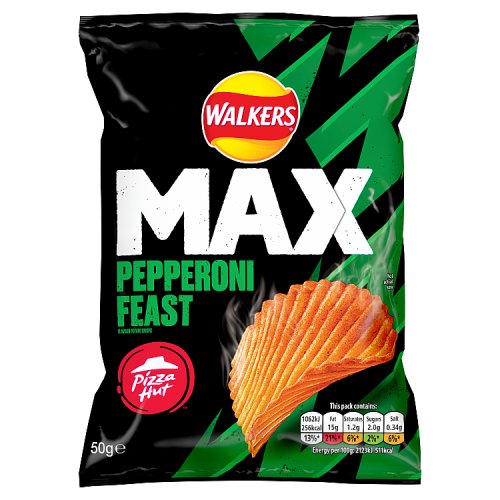Walkers Max Pizza Hut Pepperoni Feast