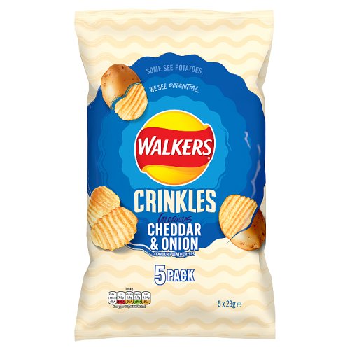 Walkers Crinkles - Cheddar & Onion