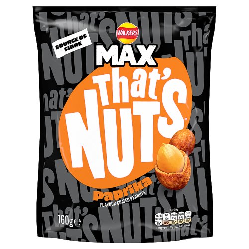 Walkers Thats Nuts Max Paprika