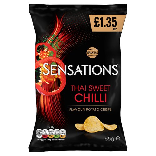Walkers Sensations Thai Sweet Chilli Crisps PM £1.35