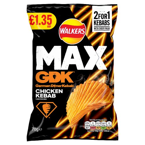 Walkers Max Gdk Chicken Donner PM £1.35