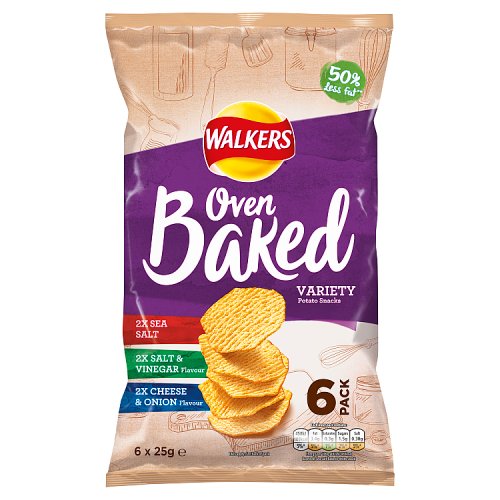 Walkers Baked Variety 6Pk