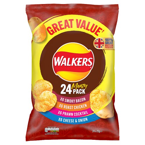 Walkers Meaty Variety 24Pk