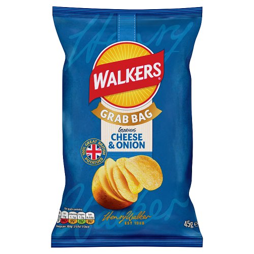 Walkers Grab Bag Cheese & Onion
