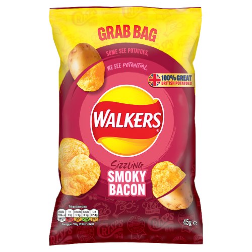 Walkers Grab Bag Smokey Bacon