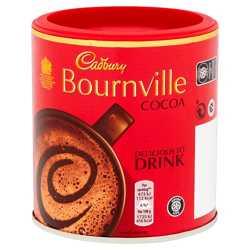 CADBURY BOURNVILLE COCOA 12 X 125G