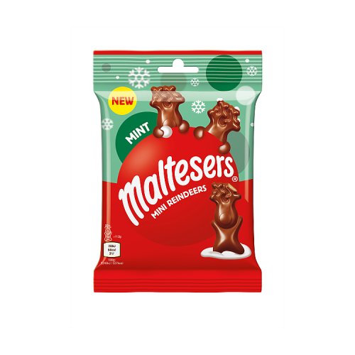 MALTESERS MINT MINI REINDEER 24 x 59g