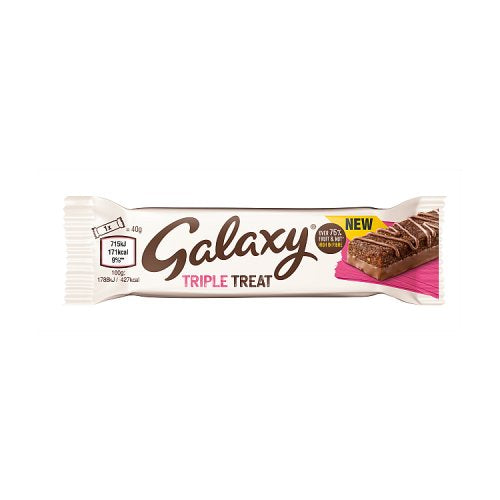 GALAXY TRIPLE TREAT FRUIT AND NUT 18 x 40g