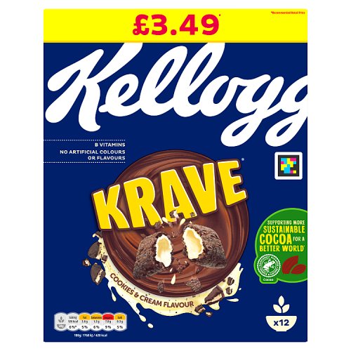 Kelloggs Krave Cookies & Cream PM £3.49