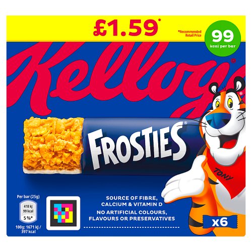 Kelloggs Frosties Cereal Bar PM £1.59