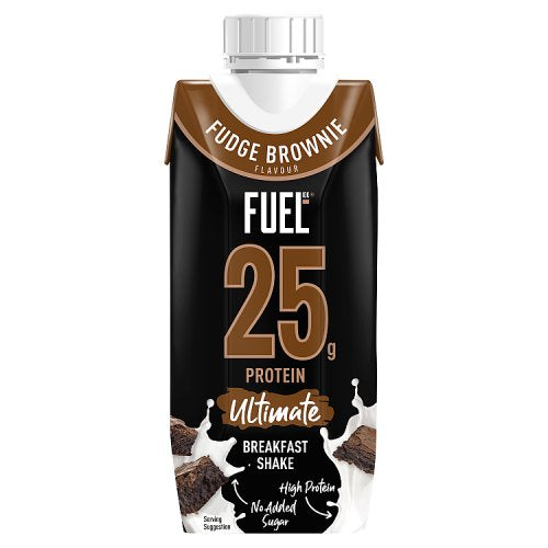 Fuel 10K 25G Protein Shake - Fudge Brownie - SKU: 1019349 - PACK: 8 - CASES/PALLET: 288 - EAN: '5060201625926