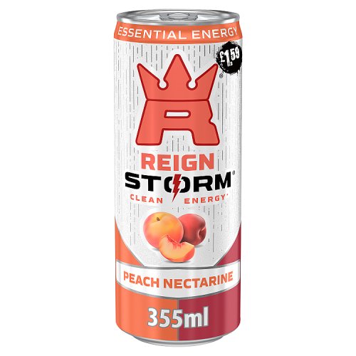 Reign Storm Peach Nectarine 335Ml Can PM œ1.59