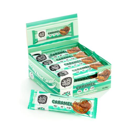 Yubi Protein Bars Caramel - SKU: YUB/CAR/12 - PACK: 12 - CASES/PALLET: 840 - EAN: '5065013646053