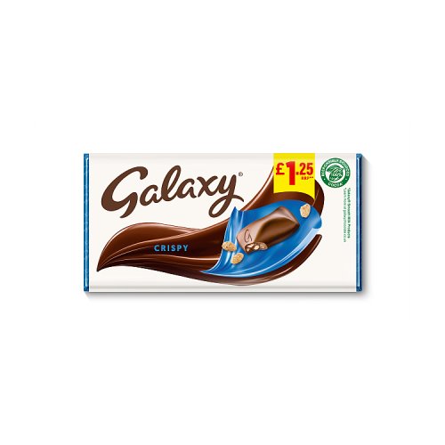 GALAXY CRISPY PM £1.25 24 x 102g