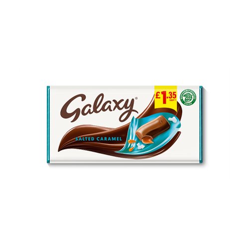 GALAXY SALTED CARAMEL PM £1.35 24 x 135g