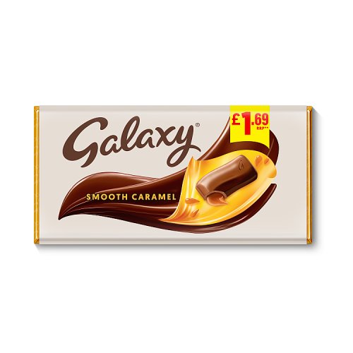 GALAXY CARAMEL LARGE BLOCK PM £1.69 24 x 135g