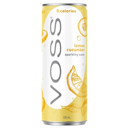 Voss Lemon Cucumber Can