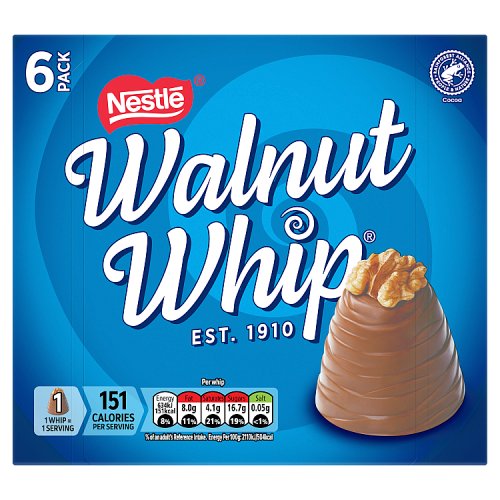 WALNUT WHIP 6 PACK 10 X 180G