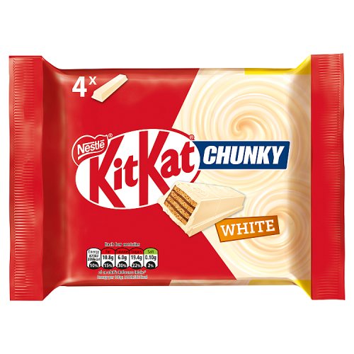 KIT KAT CHUNKY WHITE 4PK 32 X 160G