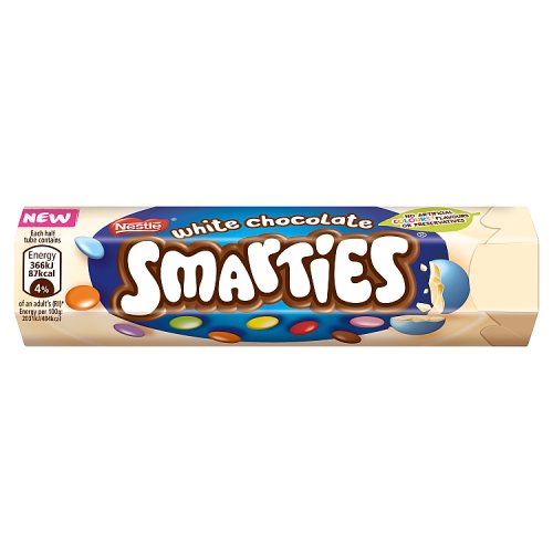 SMARTIES WHITE CHOCOLATE HEXATUBE 24 X 36G