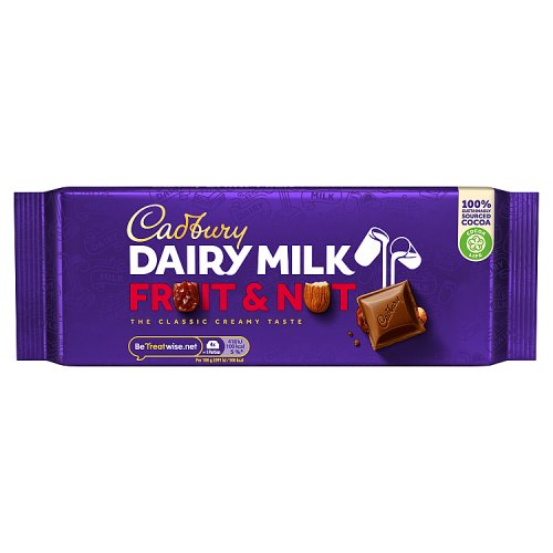 CADBURY DAIRY MILK FRUIT & NUT 15 X 180G