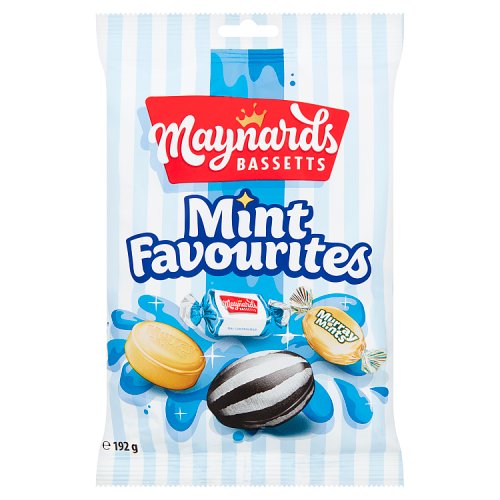 MAYNARDS BASSETTS MINT FAVOURITES 12 X 192G