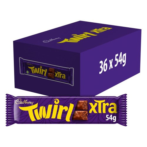 CADBURY TWIRL XTRA DUO 36 X 54G