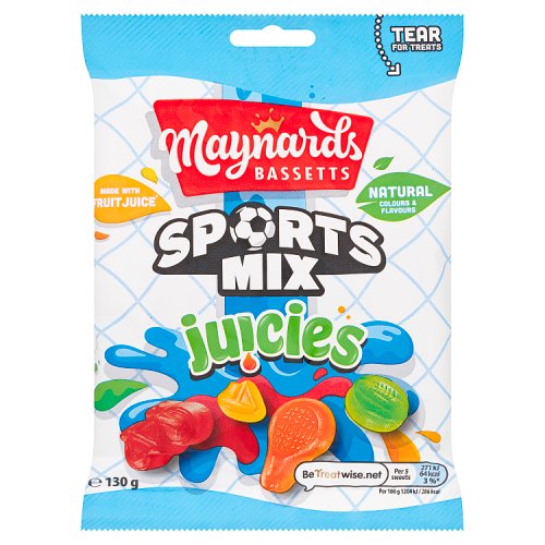 MAYNARDS BASSETTS SPORTS MIX JUICIES 10 X 130G