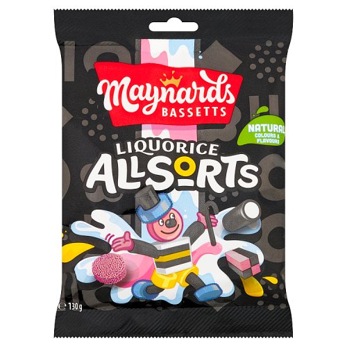 MAYNARDS BASSETTS LIQUORICE ALLSORTS 10 X 130G