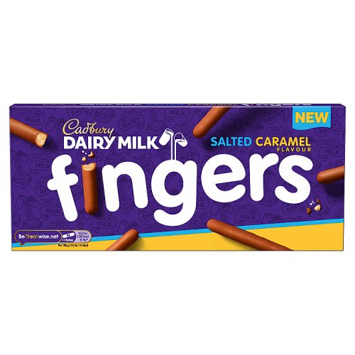 CADBURYS SALTED CARAMEL FINGERS 20 X 114G