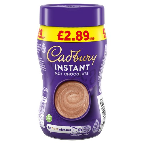 CADBURY INSTANT HOT CHOCOLATE PM £2.89 6 X 250G