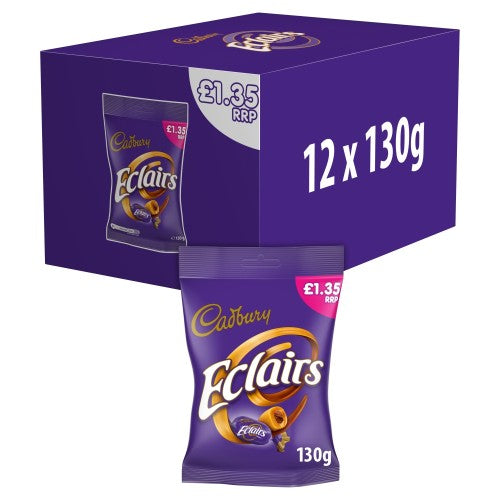 CADBURY ECLAIRS PM £1.35 12 X 130G