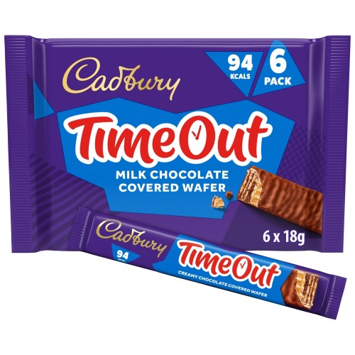 CADBURY TIME OUT 6PK ORIGINAL 13 X 108G