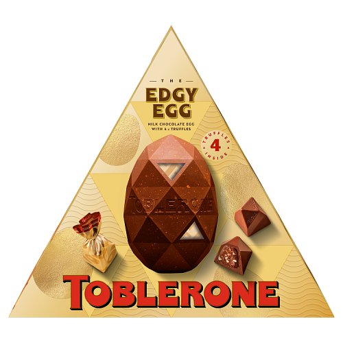 TOBLERONE EDGY EGG WITH TOBLERONE TRUFFLES 3 X 286G