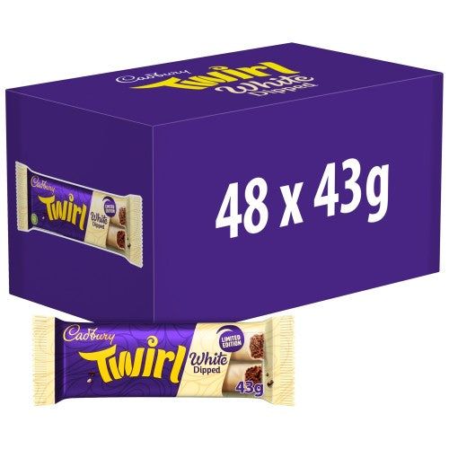 CADBURY TWIRL WHITE 48 X 43G