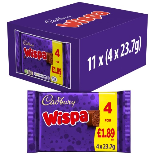 CADBURY WISPA PM £1.89 11 X 94.8G