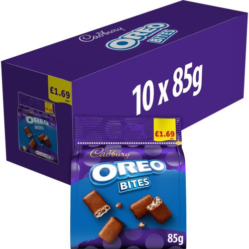 CADBURY OREO BITES PM £1.69 10 X 85G