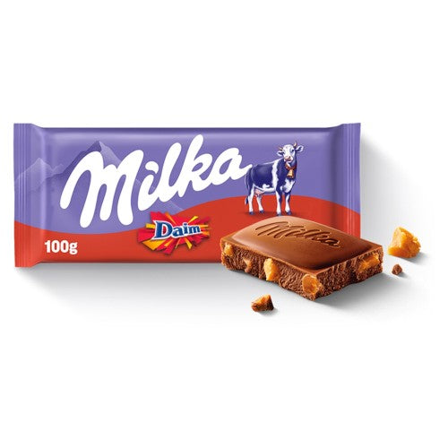 MILKA DAIM PIECES 22 X 100G