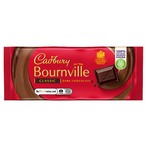 CADBURY BOURNVILLE 18 X 100G