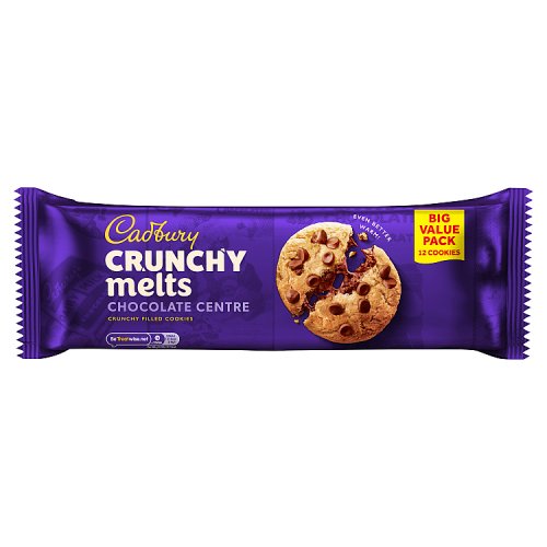 CADBURY CRUNCHY MELTS CHOC 12 X 312G