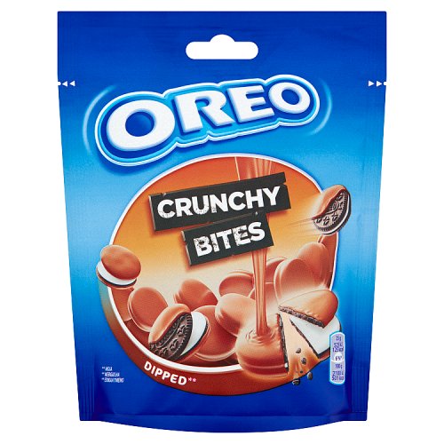OREO CRUNCHY BITES DIPPED POUCH 8 X 110G