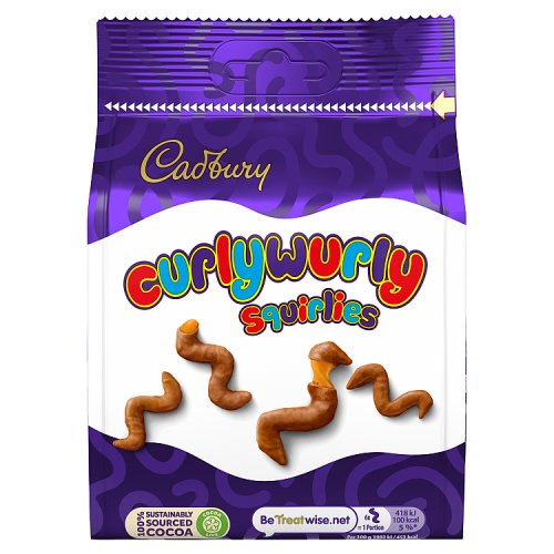CADBURY CURLY WURLY SQUIRLIES 10 X 110G