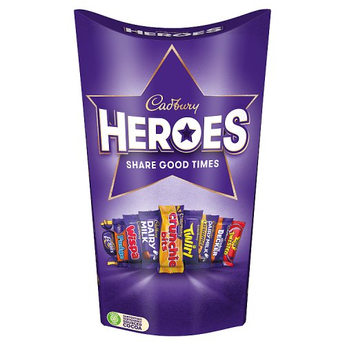 CADBURY HEROES CARTON HOD 48 X 290G