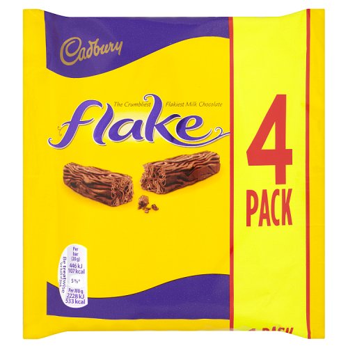 CADBURY FLAKE 4 PACK 20 X 80G