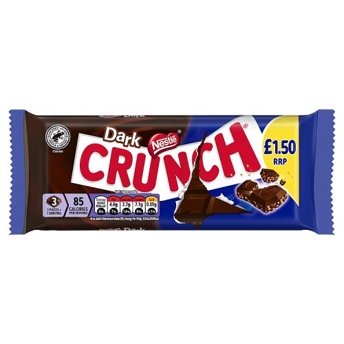 NESTLE CRUNCH BAR DARK PM £1.50 20 X 100G